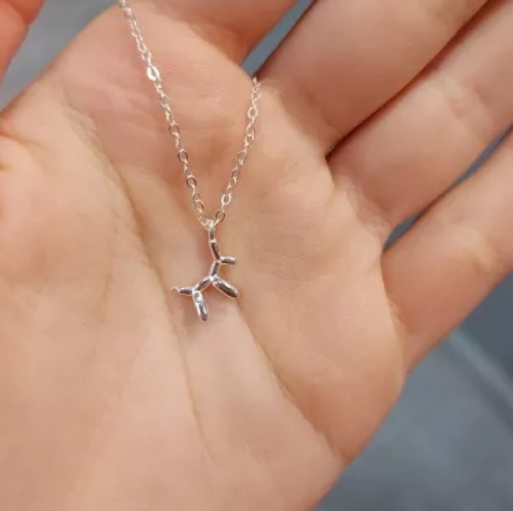 925 Sterling Silver Animal Balloon Dog Puppy - Picture 4 of 8